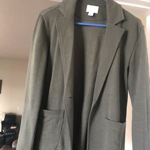 Sweatshirt blazer